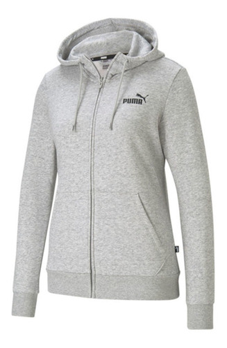 Campera Puma Essentilas Small Logo Moda Grs Mujer