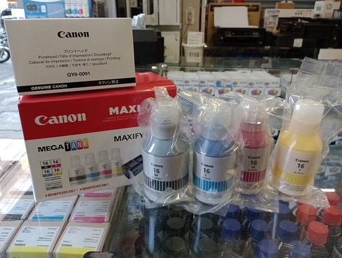Kit cabezales Canon CH649A tintas GI-16