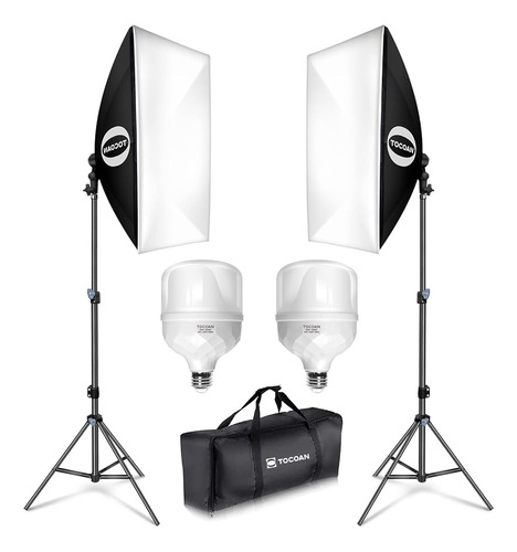 Tocoan Softbox Kit De Iluminación De Fotografía, 27 X 20 Pul