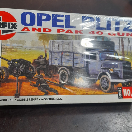 Imagem 4 de 4 de Plastimodelo Airfix 02315 Opel Blitz And Pak 40 Gun Lacrado