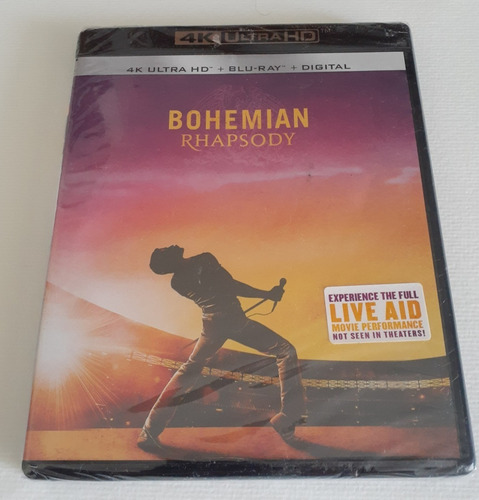 Bohemian Rhapsody 4k Ultra Hd Blu-ray Nuevo Original
