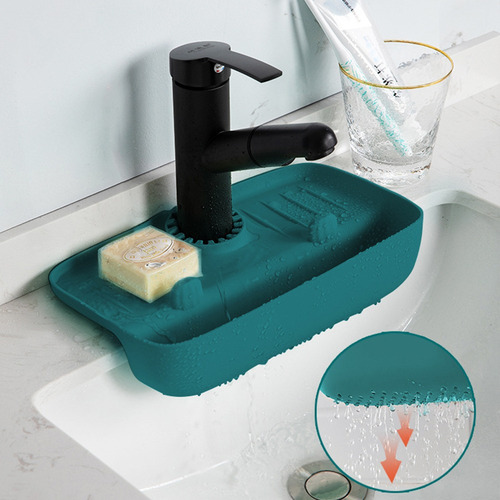 2pcs Fregadero Cocina Escurridor Grifo Organizadores Lavabo