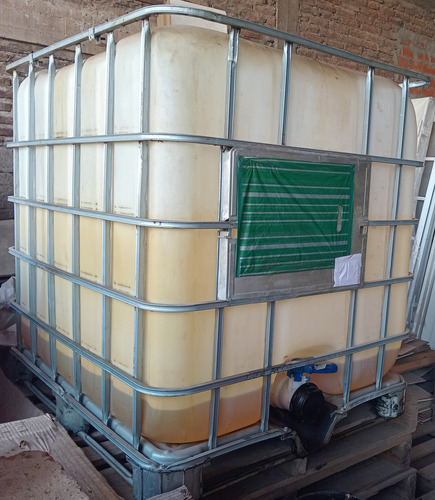 Tanque Contenedor Bins 1000 Litros Plástico Exterior- Usado (Usado)