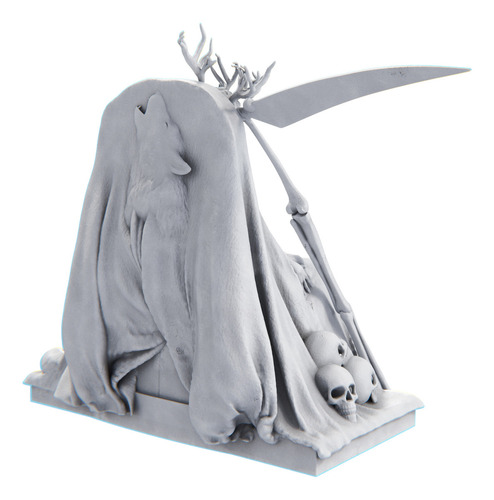 Estátua Imagem Hela - Hel Deusa Do Reino Dos Mortos Cor Cor Mármore