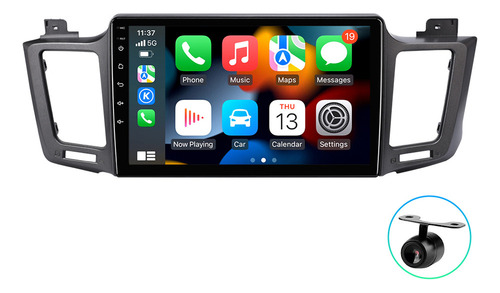 Estéreo Carplay Ram 2gb For Toyota Rav4 2013-2018 Gps Wifi