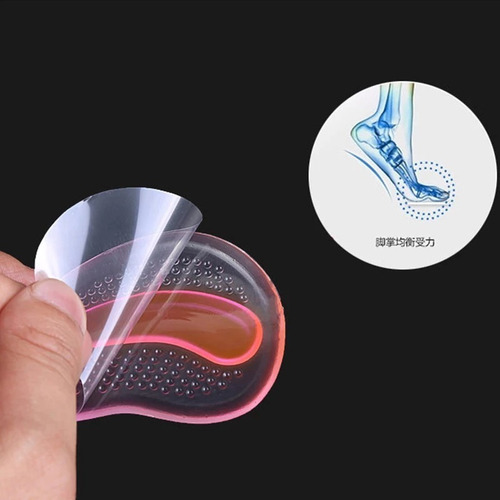 Imagem 5 de 10 de Palmilha De Absorção Apoio Sapato Almofadas De Silicone 1 Pa