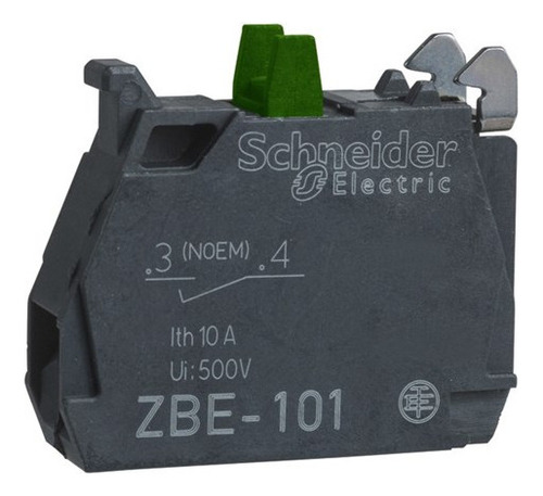 Bloco De Contato Frontal Zbe101 1na Para Xb5 Schneider