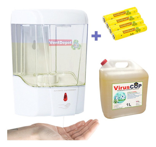 Despachador Automático De Pilas, Mxscv-001, Capacidad 700ml