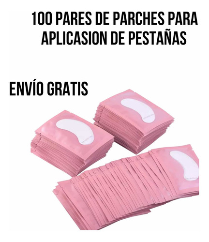 100 Pares De Parches Para La Aplicación De Extensión De Pe Blanco