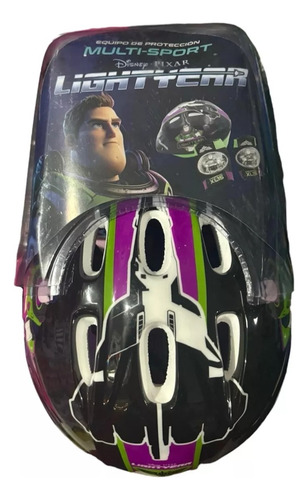 Kit De Protección Casco, Rodilleras Y Coderas Lightyear