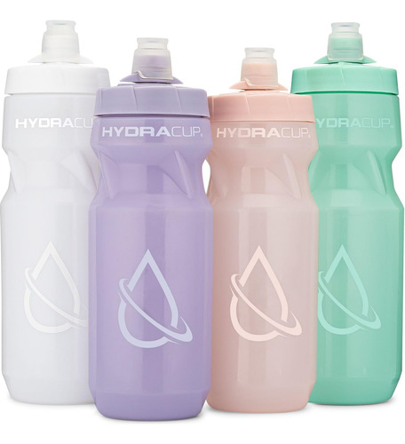 [pack De 4] Botellas De Ciclismo Mujeres, 24 Oz Y 20 Oz...