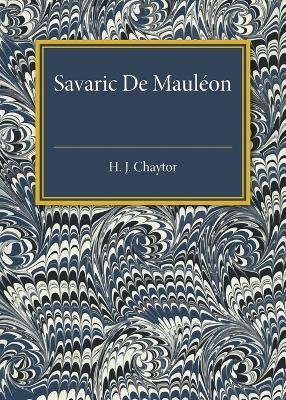 Libro Savaric De Mauleon : Baron And Troubadour - H. J. C...