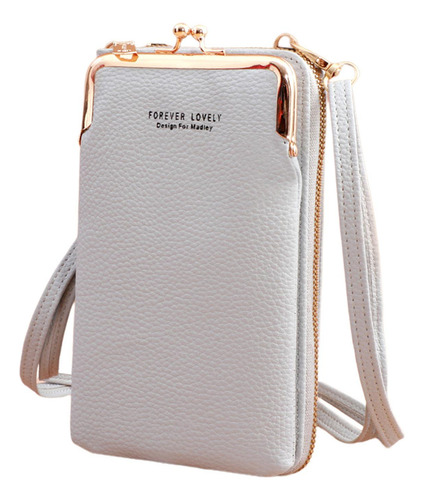 2 Monedero De La Cartera Del Monedero De Crossbody De Gris