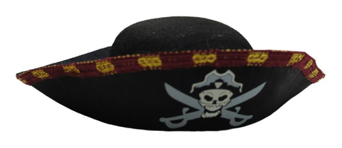 Sombrero Gorro Pirata Adulto Cotillon