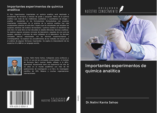 Libro: Importantes Experimentos De Química Analítica (spanis
