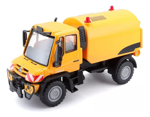 Maisto City Service Camion Mercedes Benz Unimog Recolector Color Amarillo