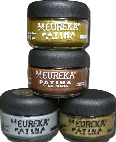 Eureka Patina A La Cera Metal 40ml. X6 Unid.