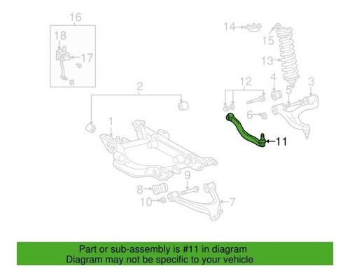 Brazo Trasero Sup Der Mercedes Ml230 98-05, Ml279 99-05 +