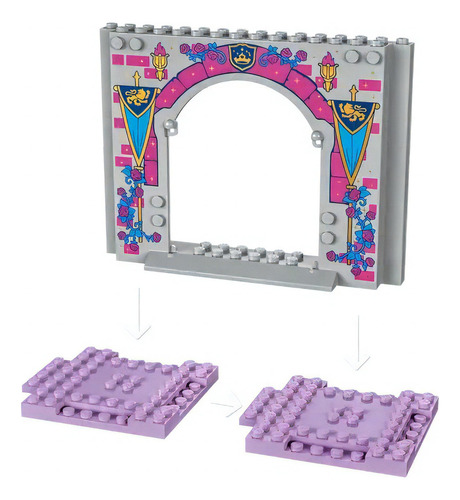 Kit De Construcción Lego Disney Castillo De Aurora 43211