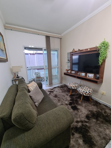 Imagem 8 de 14 de Apartamento 2 Dormitórios Prédio Frente Mar Ocian Ams323