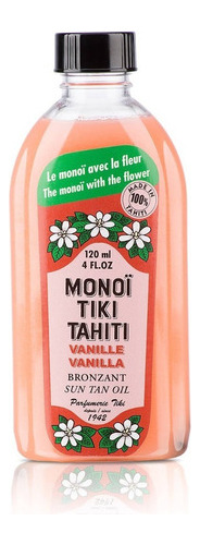 Monoi Tiki Tahiti Vainilla Bronzant Sun Tan Oil 120ml