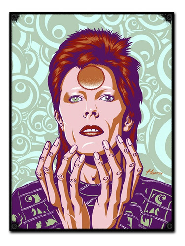 #502 - Cuadro Vintage 30 X 40 - David Bowie Poster Rock