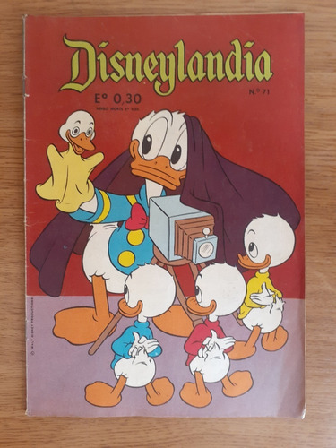 Cómic Disneylandia Año 2 Número 71 Editora Zig Zag 1964