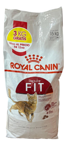 Alimento Para Gato Royal Canin Regular Fit 12kg + 3kg Regalo