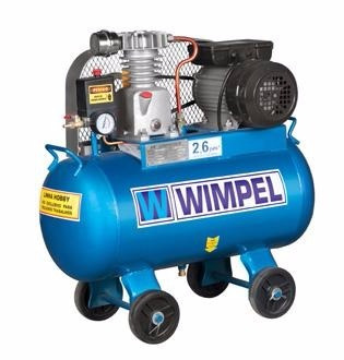 Compressor Mp 2,6 Pés³  Motor 1hp  125lb Wimpel