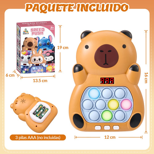 Pop It Electronico Fidget Toys Push Pop Game Bubble Juguetes