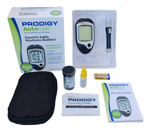 210 Tiras 210 Lancetas Gratis Glucometro Prodigy
