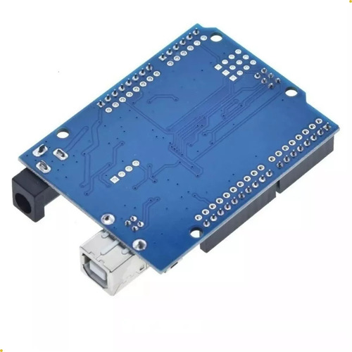 Arduino Uno R3 Atmega328 Smd + Cabo E Pinos Blutu
