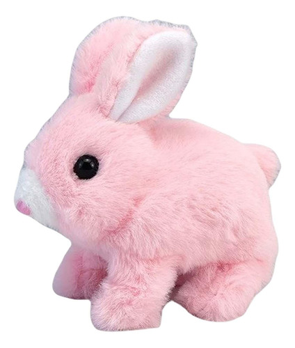 Juguete De Peluche Interactivo De Conejo Electrónico Rosa