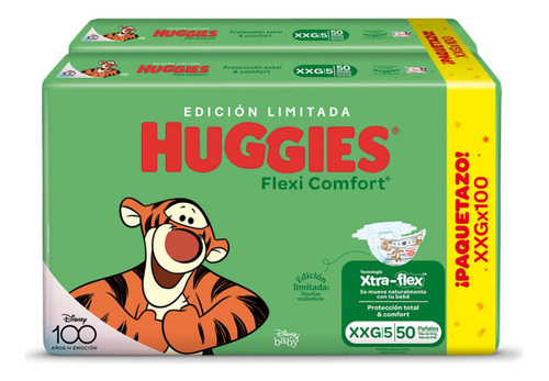 Huggies Flexi Comfort Pack Ahorro Xxg 100