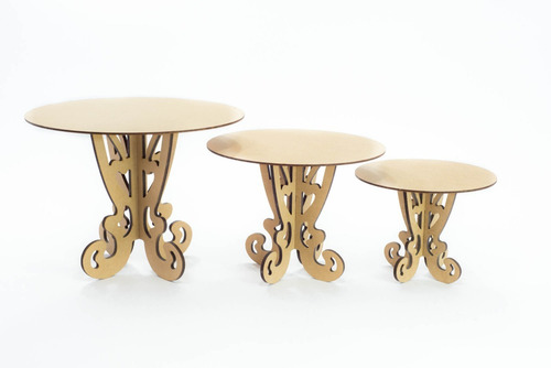 Kit Festa Provençal Arabesco Mdf Cru 12 Peças Promoção
