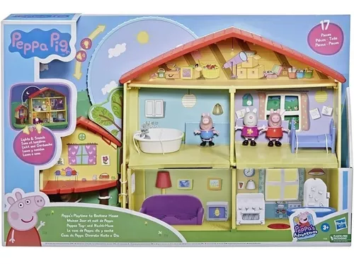 Peppa Pig Casa Com Luz E Som Diversão Noite E Dia Hasbro