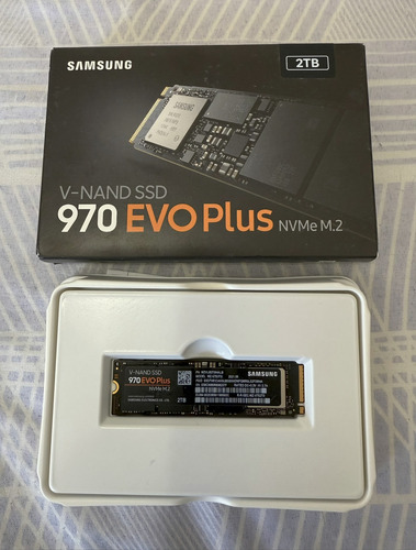 Ssd Samsung 970 Evo Plus 2tb Nvme M.2 Preto (Usado)