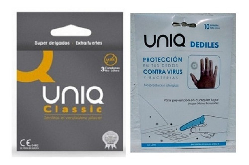 Condon Unique Classic + Dediles Protección Contra Virus.