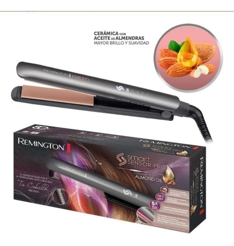 Plancha Remington Almendra Oil + Smart Sensor Pro Original 