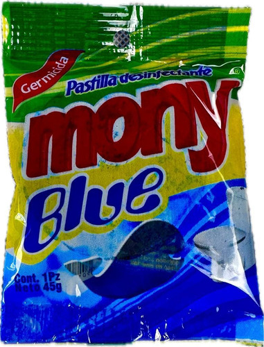 6pz Pastilla Azul Desinfectante Para Baño Wc Mony