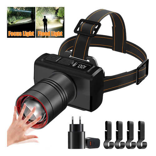 Luz Led Con Sensor De Zoom Para Faros Delanteros De 1200 Lúm