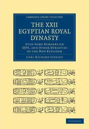 Libro Cambridge Library Collection - Egyptology: The Xxii...