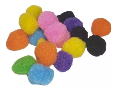 Set Pompones Colores Y Tamaños Surtidos