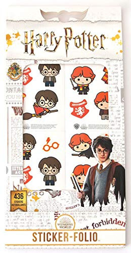 Harry Potter Chibi Characters & Crests Folio De Pegatinas De