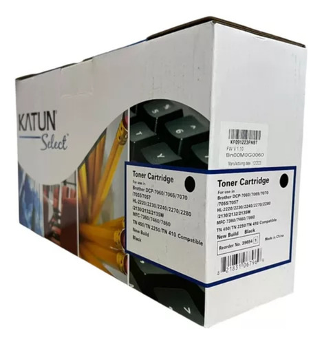 Toner Tn450 Tn 450 Hl-2130 Hl2240 2230 Dcp7055 7065 Katun Tinta Preta