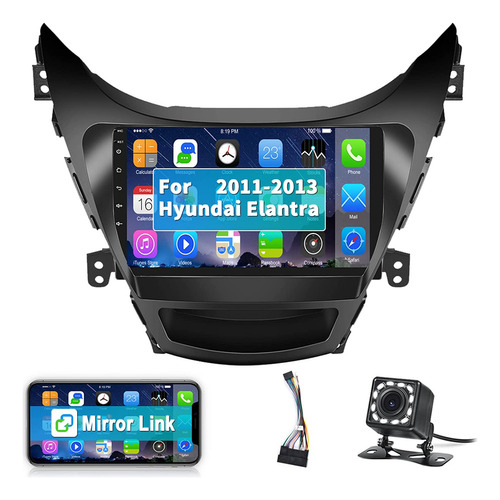 Estéreo De Coche Android Para Hyundai Elantra 2011-2013 Of