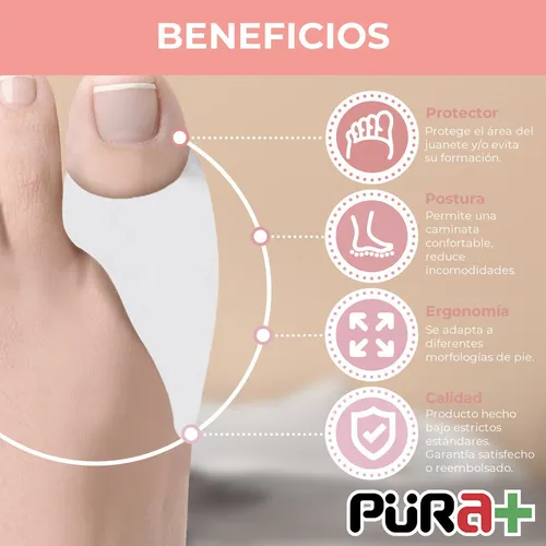 Protector Juanete Ortopedico Pie Pura+ (2 Pares)