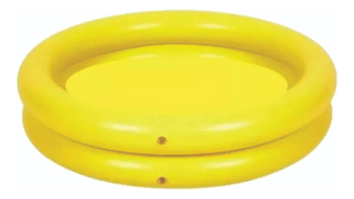 Piscina Pileta Inflable Infantil Amarilla 120cm Diámetro $em