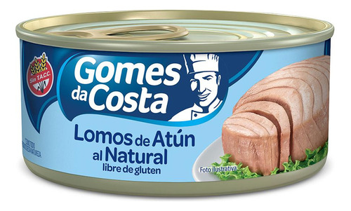 Atun Gomes Da Costa Al Natural Lomitos Lomo 170 Grs