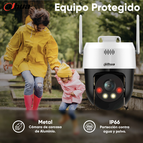 Kit De Videovigilancia Cronos Cámara Dahua Ip Pt Picoo-a39u-da 3mp Audio Bidireccional Wifi + Microsd 64 Gb + Accesorios - Kit Cámara Inteligente Picoo-a39u-da-64gb (microsd Wd Purple 64gb)